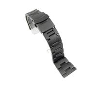 LMRJHAZ STRAPE LEATTRE ACTEUR INOXEUX BANDE METAL METAL ACCESSOIRES DE TOUEURS FEMMELLES MELLES Solide 18 mm 20 mm 22 mm 24 mm 26 mm / 22 mm/noir