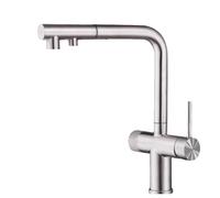 LMRJHAZ Tapée de Cuisine à 3 Voies Tire de l'évier de Cuisine rotative Tap 3 en 1 brèche en Laiton