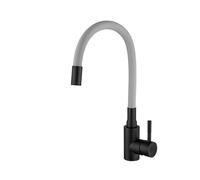 LMRJHAZM 1 pcs robinet de cuisine en acier inoxydable flexible sperme de cuisine robinet de cuisine chaude et évier à eau froide mélange robinet à 360 degrés grue pivotante (A1114GN-T1)
