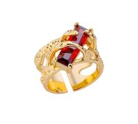 LMRJHAZM Accessoires Anneaux Ring Jewellery Femmes Men Square Anneaux enveloppés pour les femmes Ring Wedding Party
