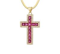 LMRJHAZM Accessoires Collier Crucifix pour Femmes, Collier Pendentif Croix pour Femmes, Collier Ras du Cou Notre-Dame jésus