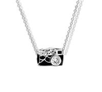 LMRJHAZM Accessoires Collier en Argent Sterling 925 pour Hommes et Femmes, Collier de Perles de Charmes de Super-héros d'halloween, Colliers en Cristal Rouge Noir Punk Rock Gothique Animal Ras du