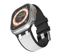 LMRJHAZM Band de montre en caoutchouc pour bande 49 mm 45 mm 44 mm Bandoues de montre en caoutchouc 10th 46 mm 42 mm STRAPE IMPHARGE