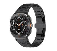 LMRJHAZM Bande en acier inoxydable pour Samsung Watch Ultra 47 mm STRAP METAL BUTTERFLY BUCKLE BUSINESSBOUCH pour Samsung Galaxy Watch Ultra Watch Bands