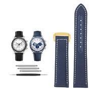 LMRJHAZM Bandouches de surveillance en nylon de 19 mm 20 mm pour Omega Seamaster 300 Speedmaster AT150 Omega Speedmaster Slubby 310.32 Série de nylon STRAP