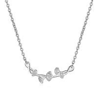 LMRJHAZM Bijoux pour Femmes Colliers de Nature fraîche Ginkgo quitte Les Colliers pendentifs Femelles