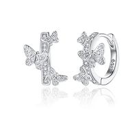 LMRJHAZM Boucles d'oreilles en émail en émail rose pour femmes Fine bijoux cadeau