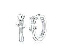 LMRJHAZM Boucles d'oreilles en émail en émail rose pour femmes Fine bijoux cadeau