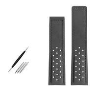 LMRJHAZM Bracelet de bracelet en cuir de 22 mm STRAP HOMMES HOMMES MENSEMENTS BAND BOUCLE PLIBLE BOUCLE NUBUCK ACCESSOIRES DE TRANSE