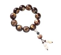 LMRJHAZM Bracelet Panzhu, Rosaire Bouddhiste, Rosary Perles, Tai Chi Bagua Bodhi Root Hand String Bodhi Handhi Handle Chain Bouddha Boads Bijoux Bouddhiste tibétain