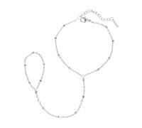 LMRJHAZM Bracelets Bracelet à chaîne à Main Anneau de Doigt Boho Bijoux de Mariage Femmes