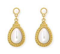 LMRJHAZM CELLACITY vintage Baroque Water Drop en forme de boucles d'oreilles en forme de chute pour femmes Gift 925 Jewelry Party Gift