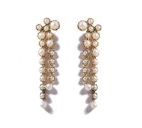 LMRJHAZM Cercle rond long Fringe enrôlant des boucles d'oreilles pour femmes pour femmes en pierre de naissance vintage à tassel