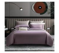 LMRJHAZM Ensemble de literie à Quatre pièces Coup de Couette de Couleur Unie Blanche avec Fermeture à glissière 1000tc en Coton égyptien Long Plateau Silky Soft Premium libere Twin Full Reine Double
