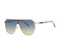 LMRJHAZM Flat Top Big Frame One Piece Lunettes de soleil Femmes pour hommes Luxe Vintage Métal Punk Nuances populaires