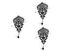 LMRJHAZM Girl Products Bracelet Gants en dentelle Mitaines en dentelle Bijoux Vintage Anneaux Blanc Cadeaux, 22X14X0.5CMx3pcs, A