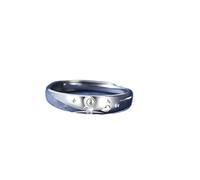 LMRJHAZM Girl Products Silver Color Planet L'astronaute Travels The World Couple Opening Ring Hing Long Distance Gift J649-N37 Cadeaux