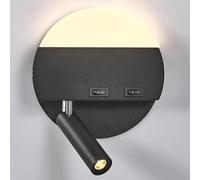 LMRJHAZM Lampe Nordique Lampes murales acryliques Modernes 7w Source LED Source Chaude lumière Appliques murales personnalité Rond Rotatif Chambre de lit de Chevet lumière pour la Salle à Manger