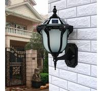 LMRJHAZM Light Home Outdoor Solar Wall Lantern Intelligent Light Control Control Design Mur Mur High Light Transmission Glass Glass Verre LAMPORD Mur SONCE ÉNÉRANCE ÉNÉRANCE, ÉNÉRANCE Puis