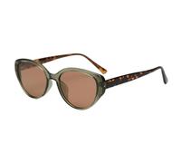 LMRJHAZM Lunettes de Soleil des Yeux de Chat de Style rétro pour Les Femmes Verts Bruns Verts de Soleil polarisés pour Hommes UV400 acétate
