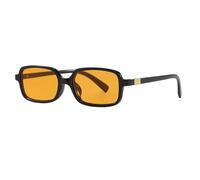 LMRJHAZM Lunettes de soleil vintage de luxe pour femmes, tendance, punk, hip-hop, nuances UV400