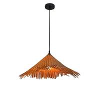 LMRJHAZM Pendant léger peinnant plafonnier luminaires à Main Lampe à rotin tissée à Main Tricot Tricot Lampe à Lustre de Style sud-est de Style Asiatique pour l'hôtel de Restauration.