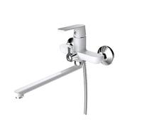 LMRJHAZM Pipe de tuyau de sortie robinet de douche en laiton peinture de pulvérisation corporelle douche verte, robinet d'évier de cuisine
