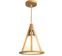 LMRJHAZM Plafond de Style Japonais étanche à la Salle à Manger Lustre Nordique en Bois Pendant Lumineux, couloirs, Chambre Tatami plafonnier plafonnier Moderne Dispense en Bois Massif Pendentif en