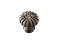 LMRJHAZM Poignée de Porte d'armoire de Meuble Ronde à Trou Unique en cuivre Pur américain Vintage, poignée de tiroir de Garde-Robe carrée en Laiton Antique en cuivre, Do Old Bronzing, 5004, Chine