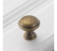 LMRJHAZM Porte de Placard de Meubles rétro américains en cuivre Pur, poignée monotrou en Bronze Jaune, poignée Chinoise en cuivre Antique, Laiton vintage6072