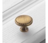 LMRJHAZM Porte de Placard de Meubles rétro américains en cuivre Pur, poignée monotrou en Bronze Jaune, poignée Chinoise en cuivre Antique, Laiton vintage6072