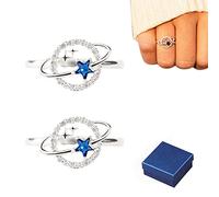 LMRJHAZM Produits de filles 2pcs à ma fille, vous êtes une planète spéciale et une bague d'étoiles, une planète étoile spéciale et un anneau pour les étoiles de fille.