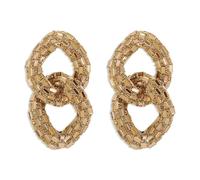 LMRJHAZM Roissures de boucles d'oreilles enrôles de grande chaîne pour les femmes Girls Gold Tone Fashion Light Light exagéré Chaînes de liaison de gland