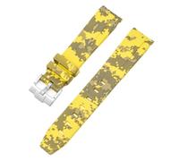 LMRJHAZM Sangle de camouflage pour Omega pour Swatch Moonswatch End Ext End Silicone Rubber Bracelet Men Femme Sport Watch Band Accessoires 20 mm