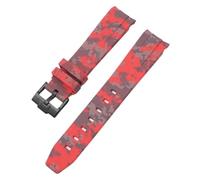 LMRJHAZM Sangle de camouflage pour Omega pour Swatch Moonswatch End Ext End Silicone Rubber Bracelet Men Femme Sport Watch Band Accessoires 20 mm