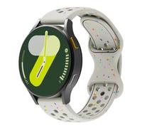 LMRJHAZM Sangle de silicone 18/20 / 22 mm pour Samsung Galaxy Watch7 / 6/5/4/44/40mm Classic 43/47mm