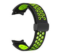 LMRJHAZM Sangle de silicone de 20 mm pour Samsung Galaxy Watch 6 Classic 43 47 mm 5pro 45 mm Breather No Gaps Buckle Watch 7 6 5 4 40 mm 44 mm Bands