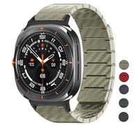 LMRJHAZM Sangle magnétique en fibre de carbone pour Samsung Galaxy Watch 7 Bracelet Ultra 47 mm Lightweight Band Galaxy Watch Ultra 47mm Watchbands