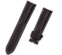 LMRJHAZM Véritable vraie vache en cuir en cuir bande de montre pour le bracelet Breitling pour Navitimer World Avenger Superocean Belt 22 mm Boucle d'épingle