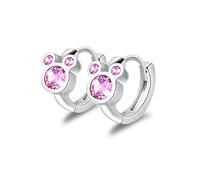 LMRJHAZM Zircone cubique Small Hoop Ooy Earrings 925 Sterling Silver plaqué hypoallergénique CZ souris mignonne de cerceaux de huggie cartilage pour femmes 16g Piercing oreille étalon