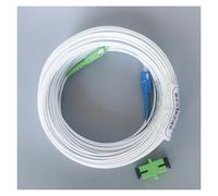 LMRXOFE Cordon de raccordement à Fiber optique d'intérieur Simplex monomode de 30M SC/APC à SC/UPC-câble d'extension de communication(15M)