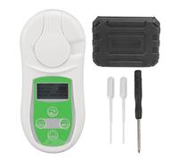 Lmrysalque 0-32% Brix Meter Réfractomètre Portable Testeur de Lecteur Brix Portable avec ATC pour la Mesure de la Teneur en Sucre des Boissons aux Fruits