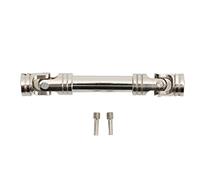 Lmrysalque 1/10 arbre d'entraînement universel en acier argenté Structure de noeud croisé arbre de transmission Protection contre la rouille pour (85mm)