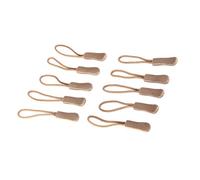 Lmrysalque 10x tirettes curseur cordon extracteur de corde extrémités serrure fermeture éclair Clip boucle pour sac kaki