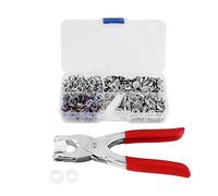 Lmrysalque 120 ensembles mélanger les couleurs boutons à pression en métal attaches boutons-pression outil de réglage de la pince