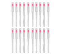Lmrysalque 20 pièces Pinceau à lèvres en Silicone Polyvalent Double Face Doux Rouge à lèvres Brosse pour Rouges à lèvres Brillant à lèvres baume à lèvres