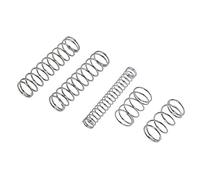 Lmrysalque 200 pièces ensemble de ressorts en acier combinaison de ressorts d'extension assortie avec boîte de rangement ensemble d'outils portables