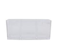 Lmrysalque Bureau Acrylique Rectangle Forme Maquillage Porte-Brosse Organisateur boîte de Rangement