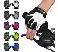 Lmrysalque Gants de Sport Gants Anti-dérapants Demi-Doigts Gants de Musculation Rembourrés Absorbant Les Chocs Gants Respirants en Plein Air Mitaine (XXL)