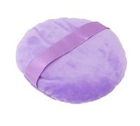 Lmrysalque houppette à Poudre Utilisation sèche et Humide Lavable Douce Swansdown Ultra Grande bouffée de Poudre Ronde en Vrac pour Le Maquillage (Violette)